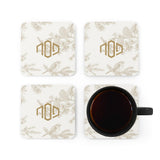 Leafy Pesach Coaster Set