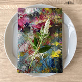 Floral Pesach Cloth Napkins I Set of 4