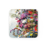 Deep Green Pesach Coaster Set I Set of 4
