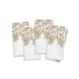 Gold Pesach Cloth Napkins I Set of 4