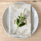 Leafy Pesach Cloth Napkins I Set of 4