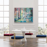 a living room filled with furniture and a window