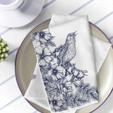 Deep Navy Cloth Pesach Napkins I Set of 4