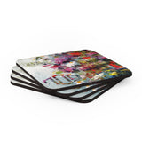 Deep Green Pesach Coaster Set I Set of 4