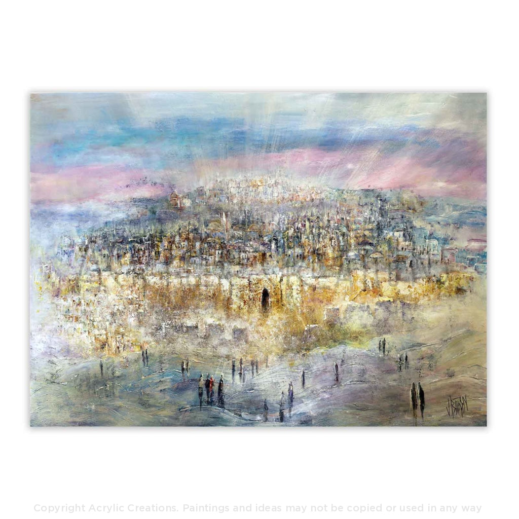 Our Home Yerushalayim Wall Art