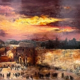 V850 - Eternal Evening at the Wall | Sukkah Mural
