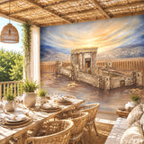 V910 - Home in Our Beis Hamikdosh - Sukkah Mural