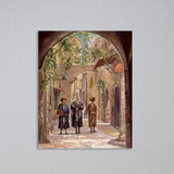 Erev Yom Tov Walk in the Old City | Sukkah Mural